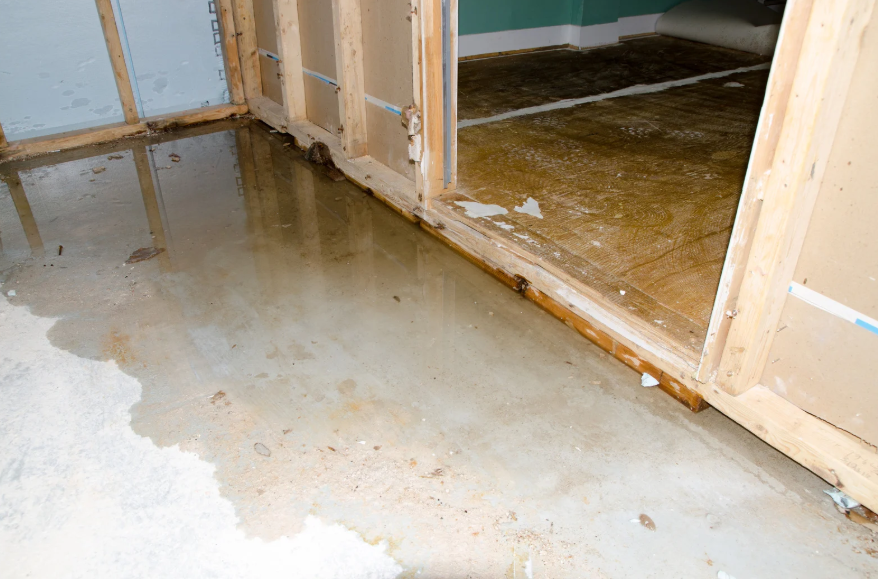 Water intrusion damage